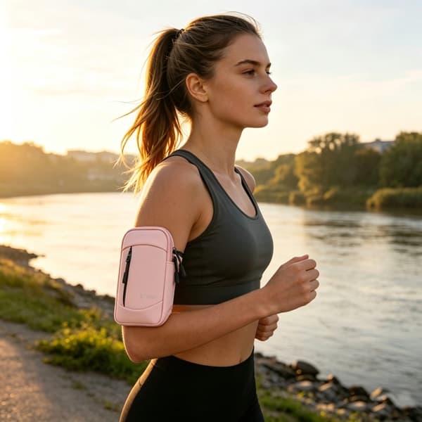 Tech-Protect Universal Sport Armbånd M6 - Rosa
