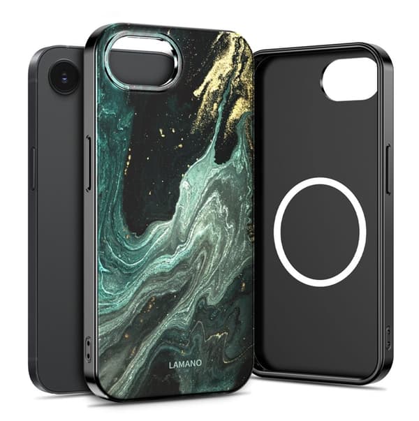 Tech-Protect Mobilcover Til iPhone 16e/17e Magsafe Lamano - Verde Aura