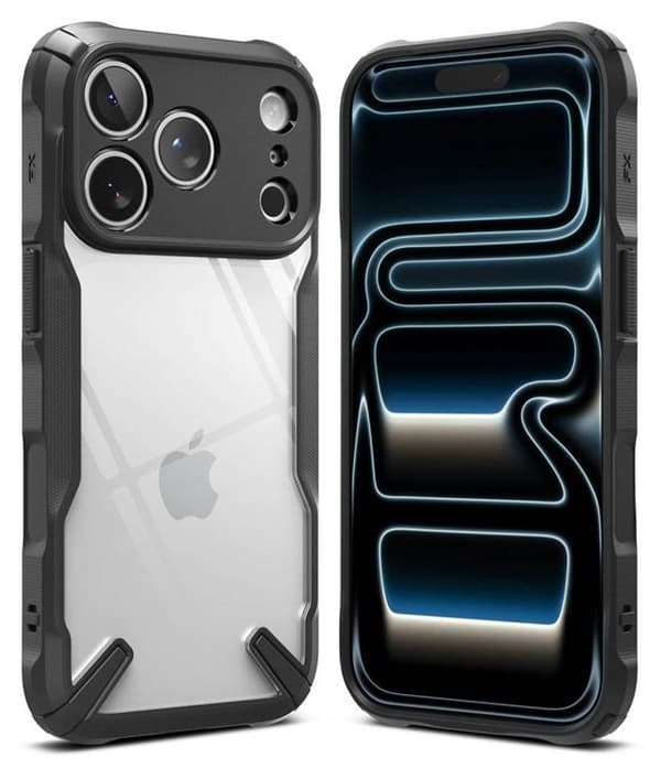 Ringke Mobilcover Til iPhone 18 Pro Max/17 Pro Max Fusion X - Sort