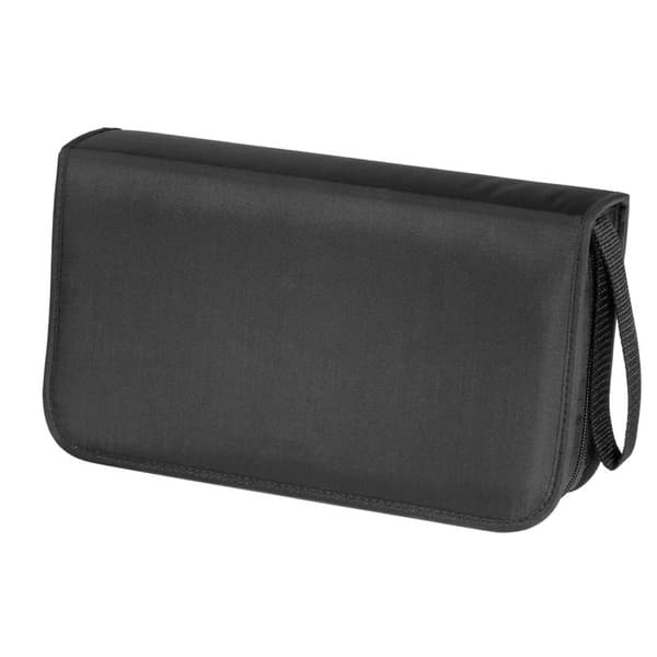 HAMA CD-Taske Nylon Sort Til 80 CD