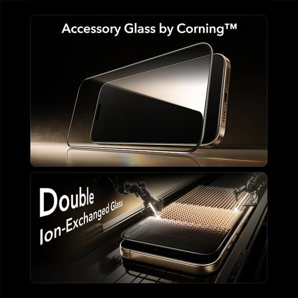 ESR iPhone 17 Pro Härdat Glas Skärmskydd - Clear