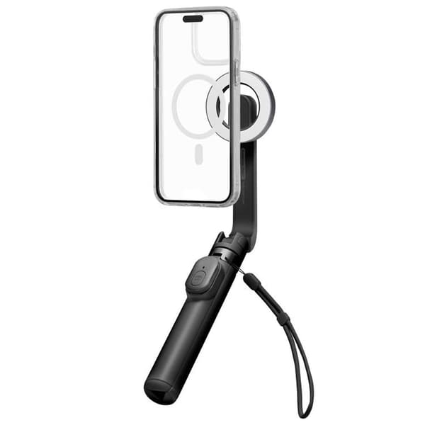 Spigen Magsafe Selfie Stick Bluetooth Stativ S571W - Sort