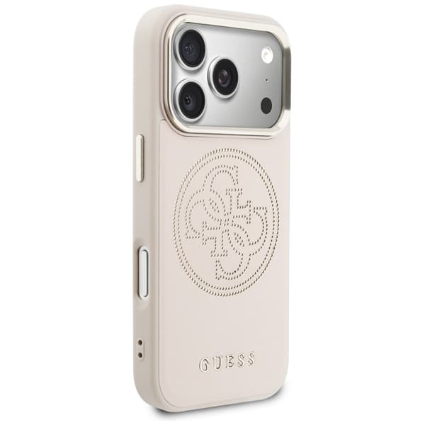 Guess Mobilskal För iPhone 17 Pro MagSafe Perforated 4G - Rosa