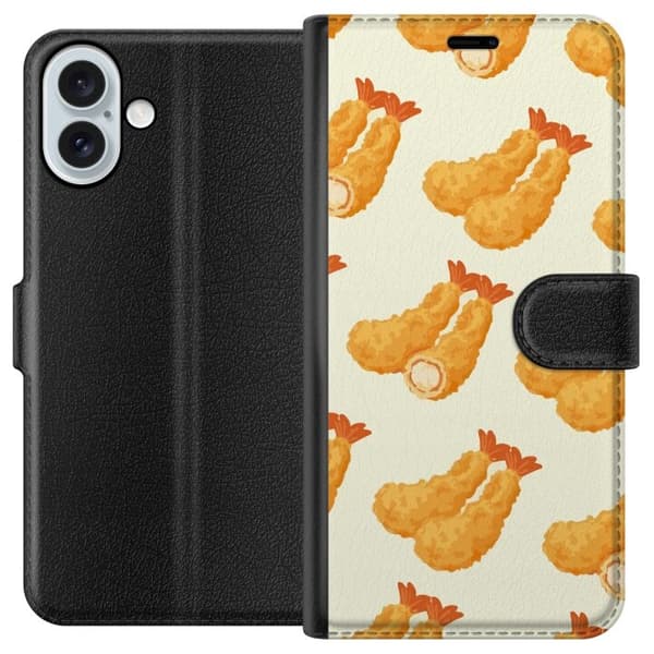Plånboksfodral till Apple iPhone 16 Plus med Räkor