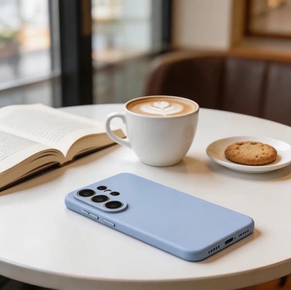Tech-Protect Mobilskal För Galaxy S26 Ultra Magsafe Silikon - Sky Blå