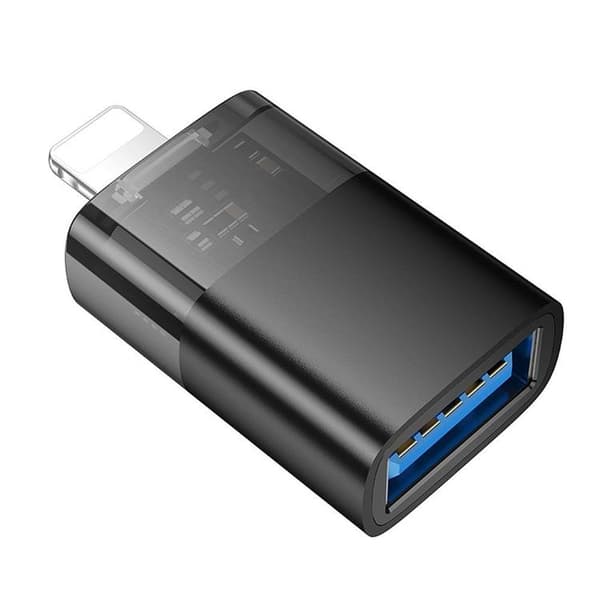 Hoco USB-A–Lightning-adapter UA36 – Musta