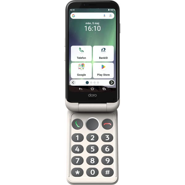 Doro Smartphone A21 4G Aurora Button - Valkoinen
