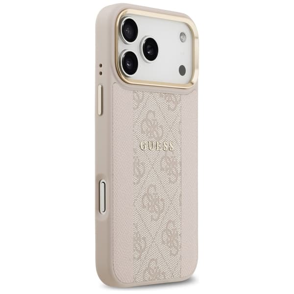 Guess Mobilcover til iPhone 17 Pro Max Magsafe Stripe - Rosa