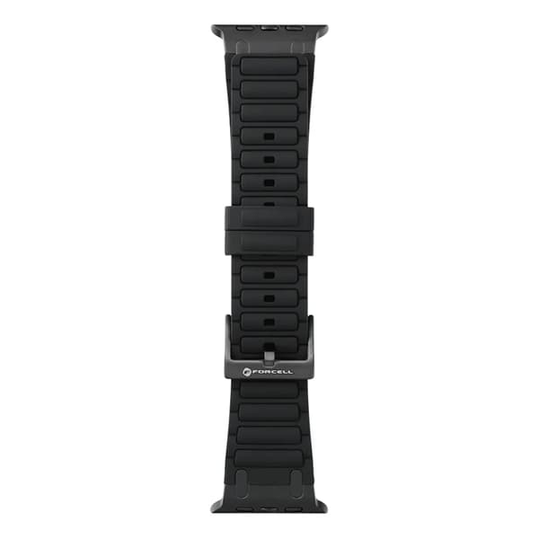 Forcell Apple Watch (38/40/41) Armbånd Silikone - Sort