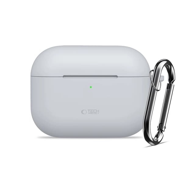 Tech-Protect Apple Airpods Pro 3 Etui Silikone Krog - Crayon Grå
