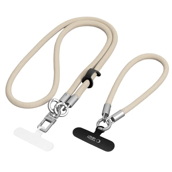 Tech-Protect Mobilrem Crossbody C10S - Beige/Titanium