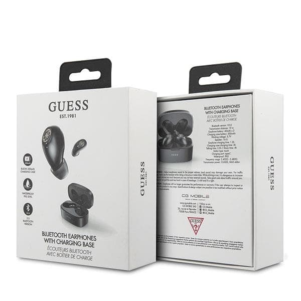 Guess TWS Bluetooth Trådløse Øretelefoner - Sort