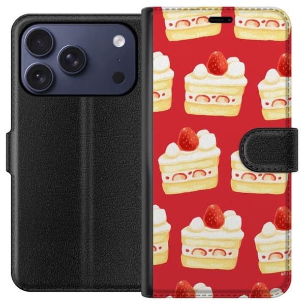 Plånboksfodral till Apple iPhone 17 Pro med Tårta