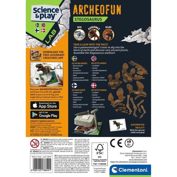 CLEMENTONI Dig Kit Stegosaurus