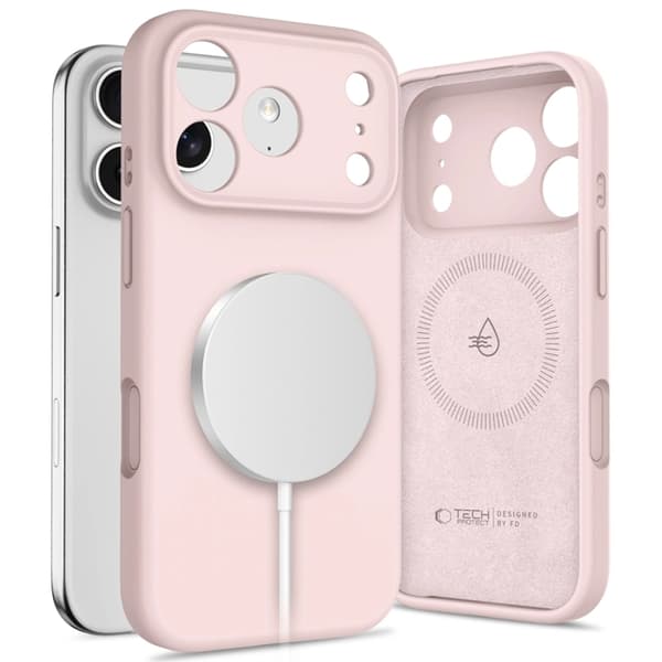 Tech-Protect-matkapuhelinkuori iPhone 18 Pro Max/17 Pro Max MagSafe - helmipinkki