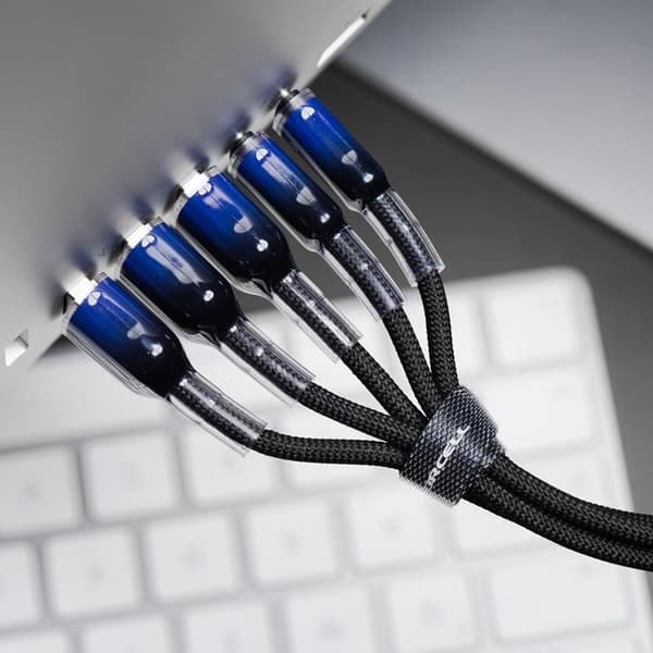FORCELL USB-A til USB-C 66W Kabel 3A 1m QC4.0 C352 - Sort