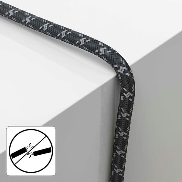 HAMA Antennekabel 120dB Sort/Grå 5.0m