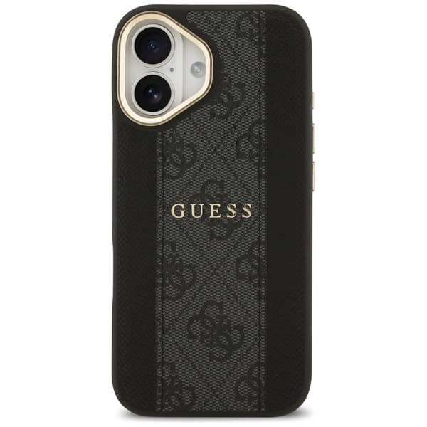 Guess Mobilskal till iPhone 17 Magsafe Stripe - Svart