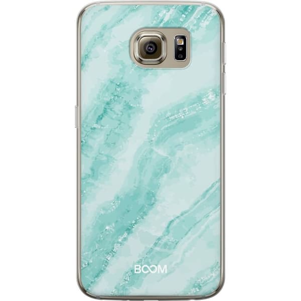 Telefontaske til Samsung Galaxy S6 med Mint Marble