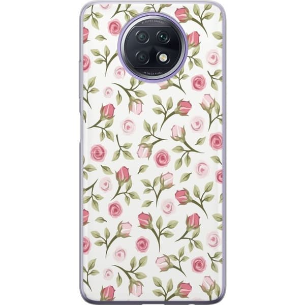 Telefontaske til Xiaomi Redmi Note 9T med blomster