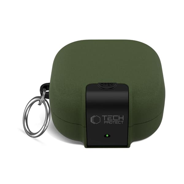 Tech-Protect Cover Til Galaxy Buds 4/4 Pro Slim Hook - Olivengrøn