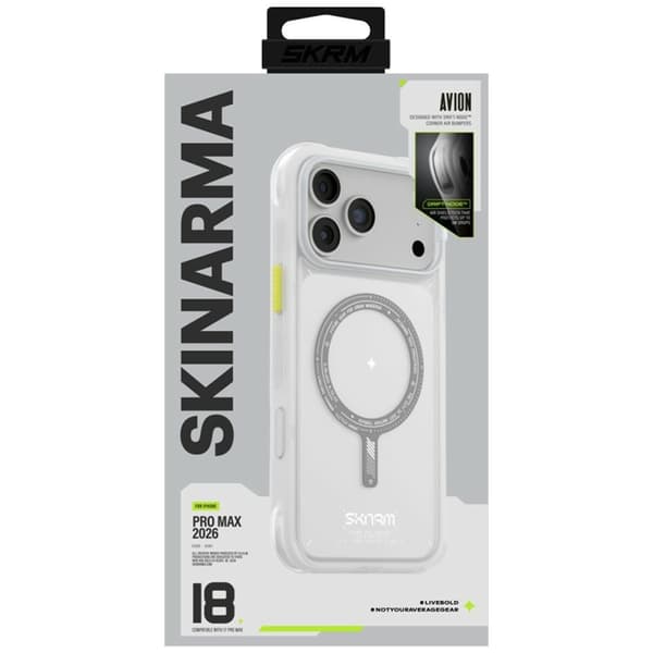 Skinarma Mobilskal För iPhone 18 Pro Max/17 Pro Max Magsafe Avion - Vit