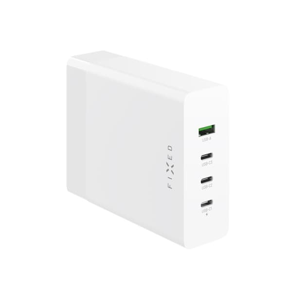 FIXED Supersnabb GaN Desktop Laddare 200W 3xUSB-C/USB-A