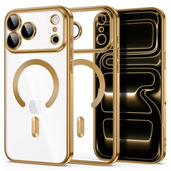 Tech-Protect Mobilskal För iPhone 18 Pro Magsafe Magflex - Shiny Guld