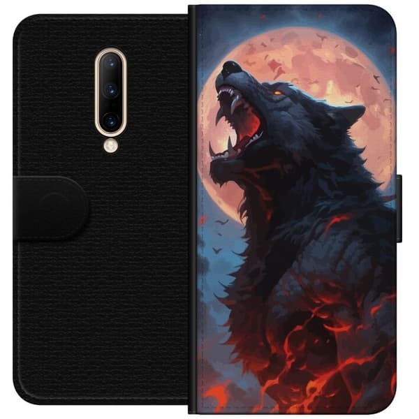 OnePlus 7 Pro tegnebog med hylende ulv