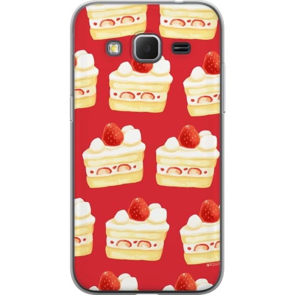 Taske til Samsung Galaxy Core Prime med kage