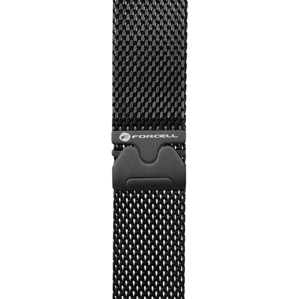 Forcell Galaxy Watch 20mm Armbånd Magnetisk Stål - Sort
