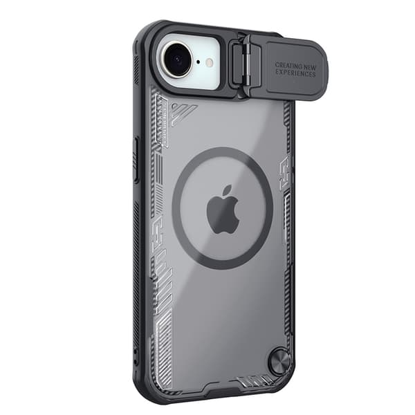 Nillkin Telefontaske til iPhone 16e MagSafe Iceblade Prop - Sort