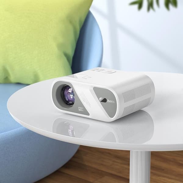 Hoco Projektor Wi-Fi Bluetooth 720P DT1 - Hvid