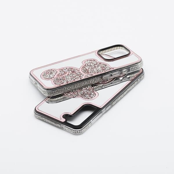 Mobilskal till iPhone 14 Teddy Bear - Rosa
