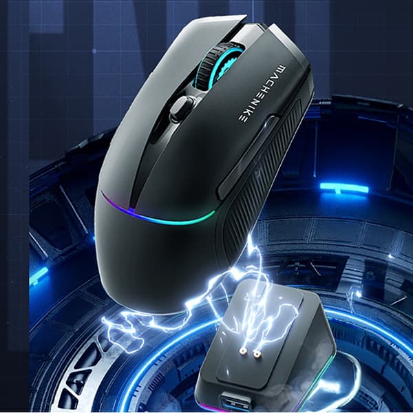 Machenike Trådløs Gamingmus L8 Pro - Sort