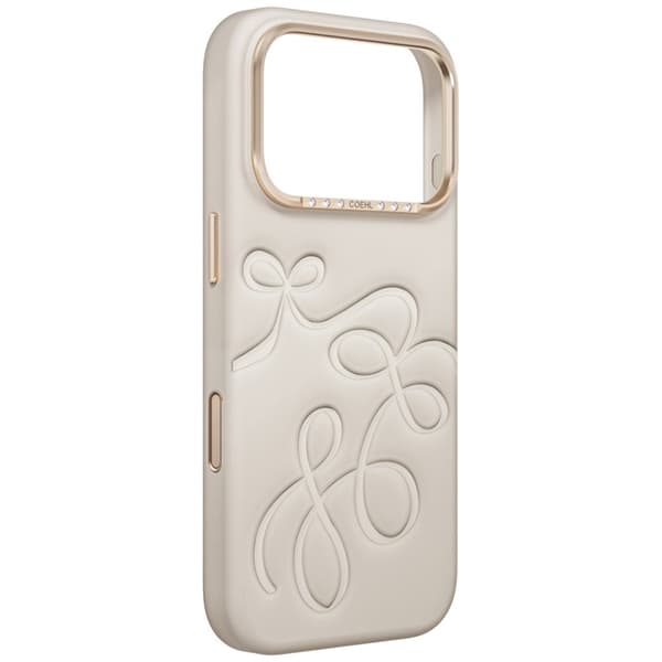 UNIQ Mobilskal För iPhone 18 Pro/17 Pro Coehl Cloude - Beige