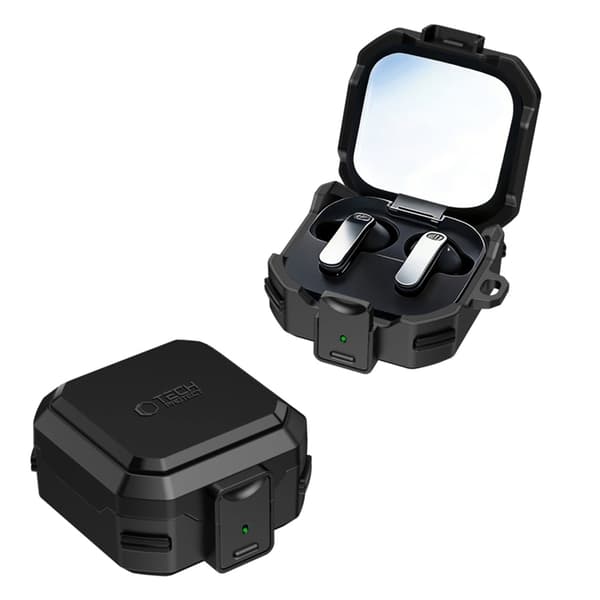Tech-Protect Cover Til Galaxy Buds 4/4 Pro Magsafe Carbonox - Sort