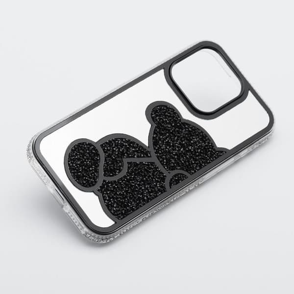 Telefontaske til iPhone 15 Pro Bamse - Sort