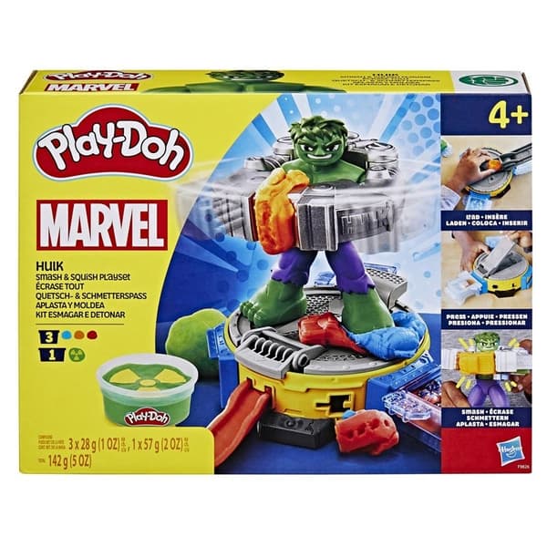 PLAY-DOH Marvel Hulk & Squish Playset