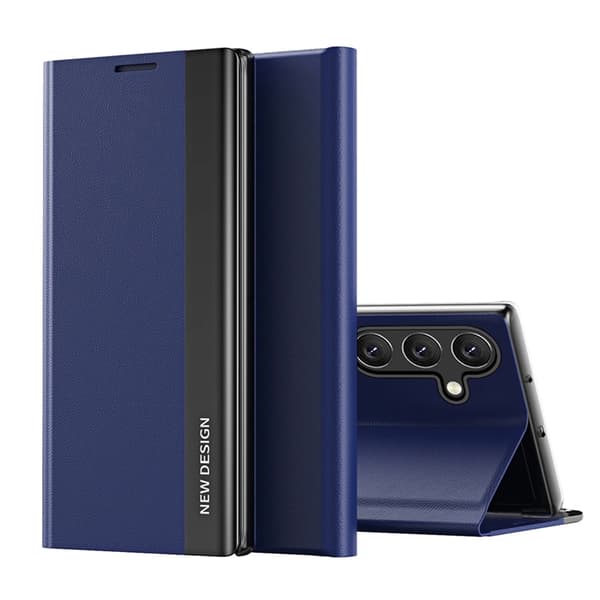 Galaxy S25 Edge Etui Sleep Pro - Blå