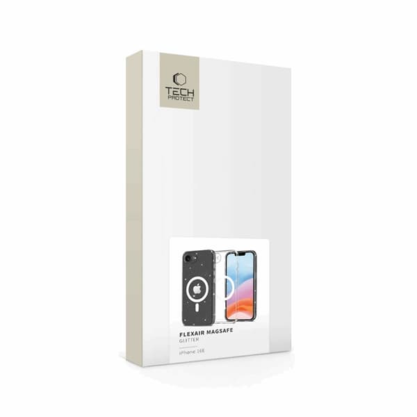 Tech-Protect Mobilskal till iPhone 16e Magsafe Flexair - Glitter
