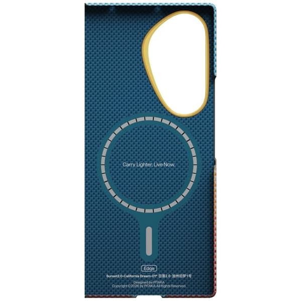 PITAKA Mobilskal För Galaxy Z Fold 8 Ultra Magsafe Edge - Sunset