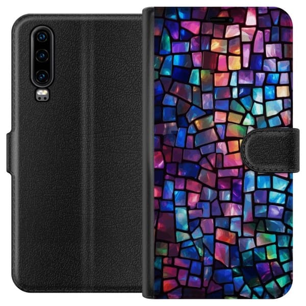 Plånboksfodral till Huawei P30 med Disco
