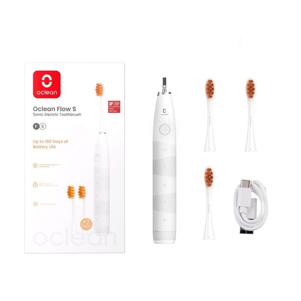 OCLEAN Elektrisk Tandborste Flow S 20 Vit