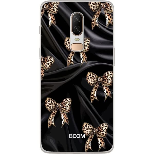Taske til OnePlus 6 med Leopard Bow