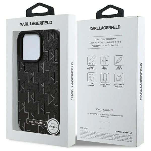 Karl Lagerfeld Mobilcover til iPhone 16 Pro Max MagSafe Monogram