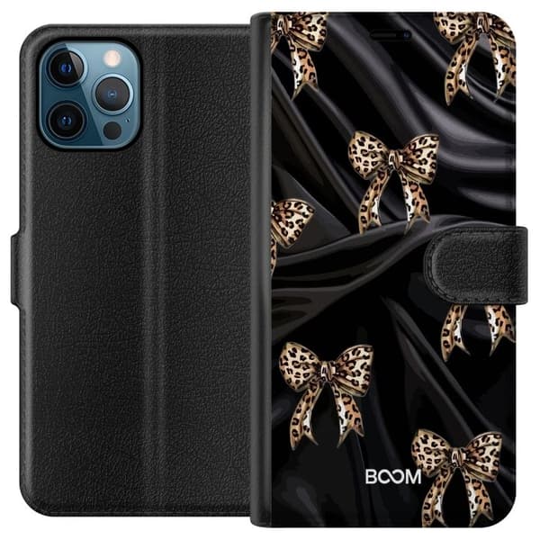 Plånboksfodral till Apple iPhone 12 Pro Max med Leopard Bow