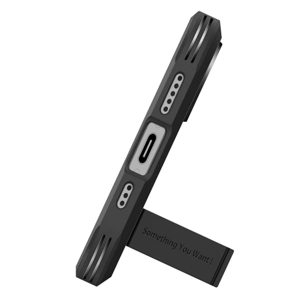 Spigen telefontaske til iPhone 17 Pro Magsafe Tough Armor - Sort