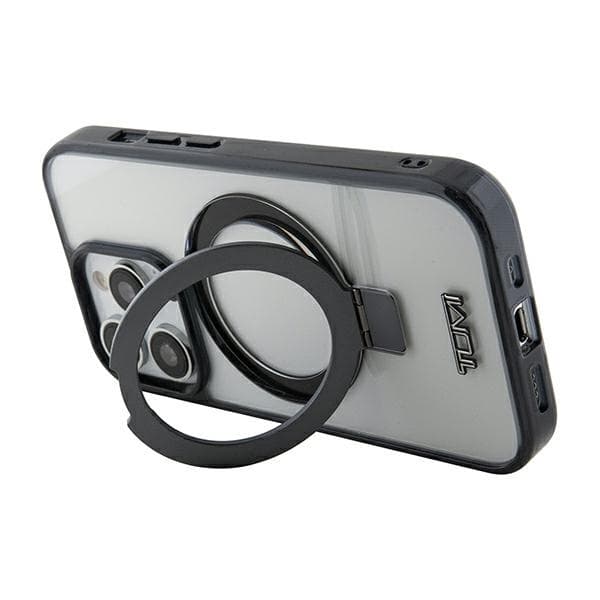 Tumi Mobilskal till iPhone 15 Pro MagSafe Transparent Ring Stand - Vit