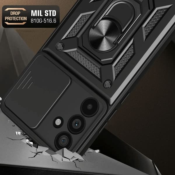 Tech-Protect Mobilskal till Galaxy A56 5G Camshield Pro - Svart